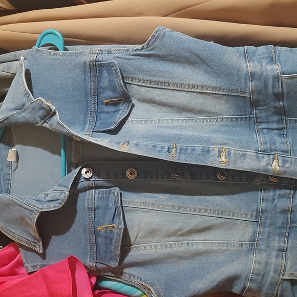 Denim button up Midi dress - Picture 2 of 8